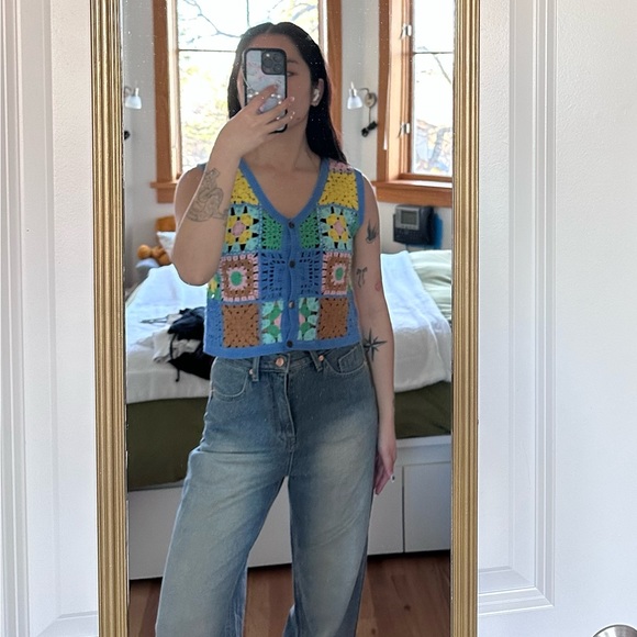 cider patchwork vest top - Picture 1 of 3